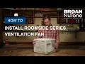 How to Install Broan-NuTone Roomside Series Bathroom Ventilation Fans No Attic Access