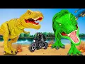 Download Lagu Zombie T-Rex Alert: Super Dinosaur Fights Zombie Trex to Save Dinosaurs! Jurassic World Cartoons