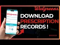 How To Download Walgreens Prescription Record