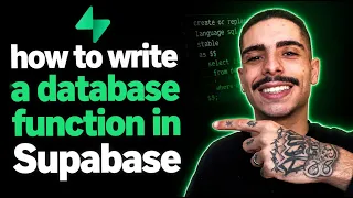 HOW TO WRITE A DATABASE FUNCTION IN SUPABASE STEP-BY-STEP GUIDE 2026