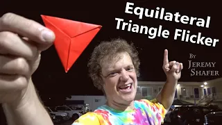 Download 🔺Equilateral Triangle Flicker🔻 Frisbee AND Boomerang! Easy Origami! MP3