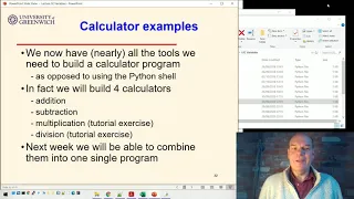 Python 02-7 Variables - calculator examples