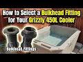 Cold Plunge Hot Tub Combo - Bulkhead Fittings for Grizzly Cooler 450