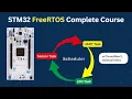 STM32 FreeRTOS Complete Course Tasks Semaphores Mutexes Notifications and Stack Management