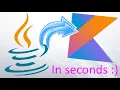 Kotlin Simple Migrating Java class to Kotlin