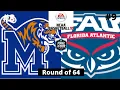 #8 Memphis vs #9 Florida Atlantic - NCAA Basketball 10 Simulation!