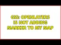 GIS OpenLayers is not adding marker to my map