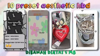 Download ˖࣪ 𓆦15 preset am aesthetic happy birthday ✧ trend tiktok terbaru ✧ di bawah 5 mb 🍒 MP3