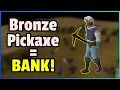 Bronze Pickaxe BANK OldSchool Runescape