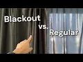 Affordable Blackout Curtains 52 x 84 inches Long Black Curtains Set of 2 Panels Thermal Insulated Ro
