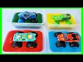 Monster Trucks and Colors Painting Monster Trucks for Toddlers - Paint and Learn Colors