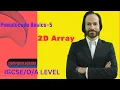 6 pseudocode 2D array