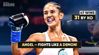 She s a MACHINE Marches Forward NON-STOP and KNOCKS OUT Everyone - Amanda Serrano
