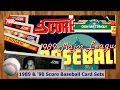 1989 1990 Score Baseball Card Sets