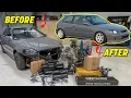Building a 2000 K-Swap Honda Civic In 29 Minutes