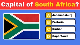 Can You Guess These 30 Capital Cities Ultimate World Capitals Quiz Trivia