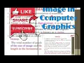 Image Processing in computer graphics picture Lecture 8
