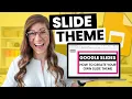 How to Use the Slide Theme in Google Slides Tutorial for Teachers