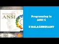 ANSI C Programming - Overview of C