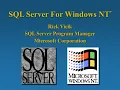 SLIDES PDC 1992 - SQL Server for Windows NT