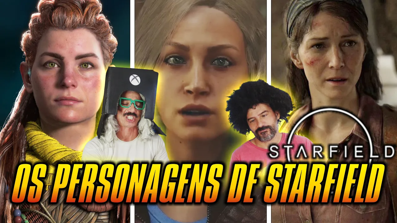 OS PERSONAGENS DE Starfield Bethesda  ????️????   Irmãos Piologo Games #starfield