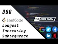 Leetcode 300 Longest Increasing Subsequence Complete Search with DP - Cpp