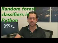 Random forest classifiers in Python