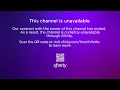 Xfinity Message Screen This channel is unavailable NFL Network