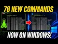 Windows Just Got 78 New Linux Commands No WSL Needed
