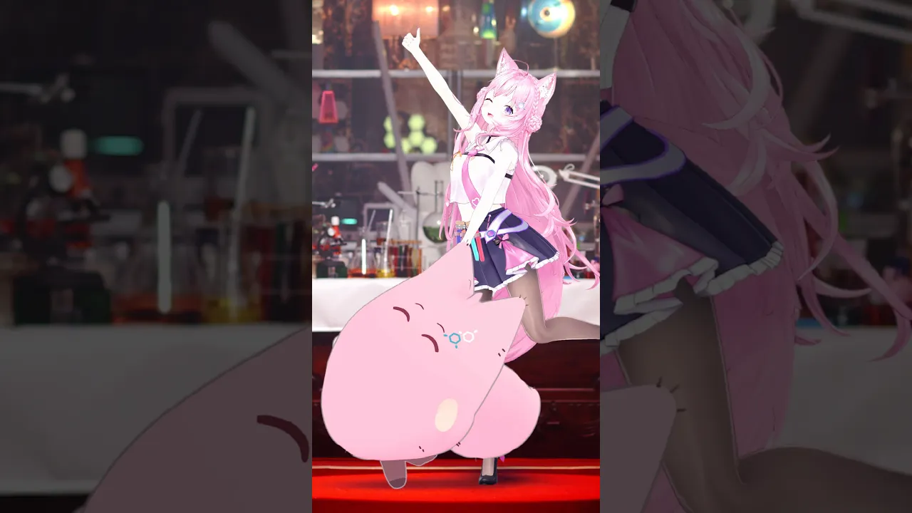 ㊗200万再生🎉 #もふこよ と「シアワセ√コヨリニウム」実験室で踊ってみた🧪 #hololive #ホロライブ #shorts #dance #ダンス #踊ってみた #博衣こより #original