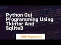 python gui programming using tkinter and sqlite3
