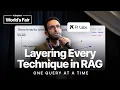 Layering every technique in RAG one query at a time - David Karam Pi Labs fmr Google Search