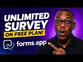 How to Create Unlimited Free Surveys with forms app Step-by-Step
