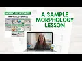 A Sample Morphology Lesson Emily Gibbons The Literacy Nest