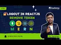 Implement Logout in ReactJS Remove Token from LocalStorage