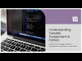 Python Variable Assignment Part - 1 Variables in Python