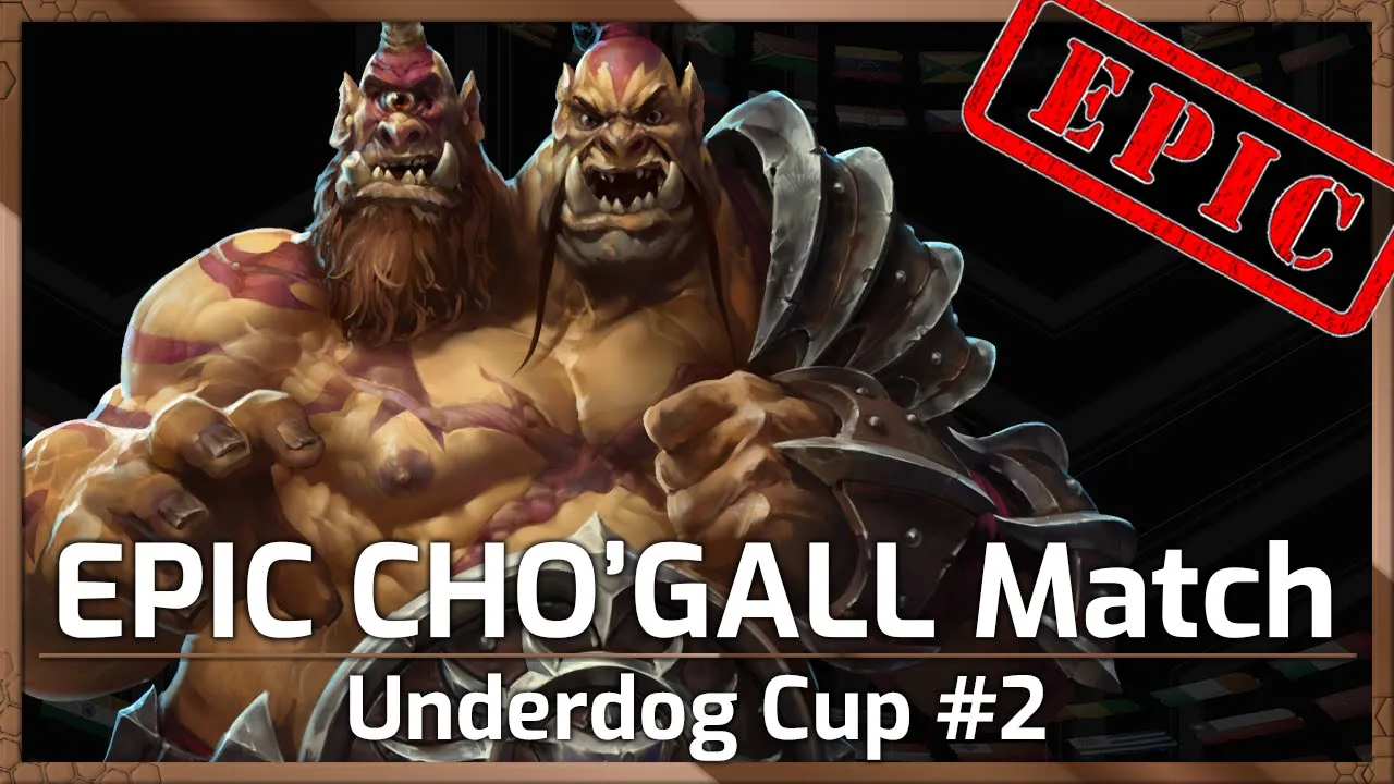 EPIC Cho'Gall Match! - Underdog Cup #2 - Heroes of the Storm