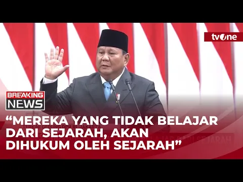 Presiden Prabowo: Jangan Kagum ke Negara yang Kaya dari Hasil Merampas