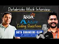 Live Databricks Developer Mock Interview Azure Spark SQL