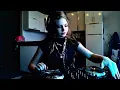 DJing in a gloomy apartment Set
