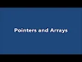 Pointers and Arrays in C C programming Part 40 Learn CSE Malayalam
