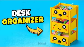 DIY Easy Origami Desk Organizer | Cute Paper Organizer | Paper Craft