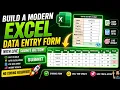 Build a Modern Excel Data Entry Form with a Live Submit Button No Coding Required