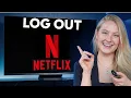 How to Log Out Netflix Account on TV