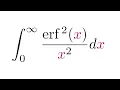 An improper error function integral