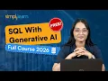 SQL With Gen AI Full Course 2026 SQL Tutorial For Beginners SQL With Generative AI Simplilearn