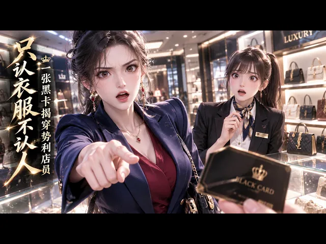 只认衣服不认人，一张黑卡揭穿势利店员