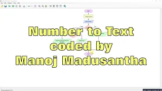 Flowgorithm - Numbers to Text