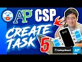 AP Computer Science Principles Create Task Example Score of 5 AP CSP
