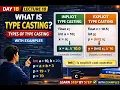 lecture 18 Type Conversion in C Programming Implicit vs Explicit Type Casting With Examples